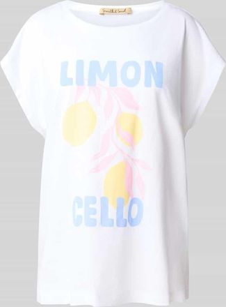 Smith & Soul T-Shirt mit Motiv-Print und Rundhalsausschnitt in Weiss, Größe XXL