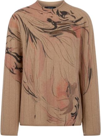 Marc Cain Truien - Dames - Truien - Bruin - Maat: 2XL Wol