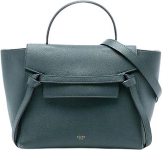 Celine Pre-owned Belt Bag - Dames - Vintage Handtas - Groen - ONE Size - Leer - Vintage