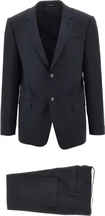 Emporio Armani Stretch wool M Line tailored suit Man 48