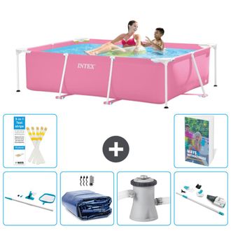 Intex Piscina Con Estructura Rectangular - 220x150x60 Cm - 7-piezas S149
