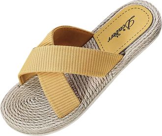 Generic Womens Summer Open Slippers, Womens Rubber Sole, Non-Slip Swimming Sandals, Breathable, Lightweight Beach Shoes, Indoor and Outdoor Casual Spring Beac