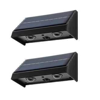 OEM Juego De 2 Luces Solares Para Exteriores, Ideales Para El Jard&iacute;n O El Hogar. Apliques De Pared Impermeables Para Exteriores, Con Iluminaci&oacute;n Ambiental