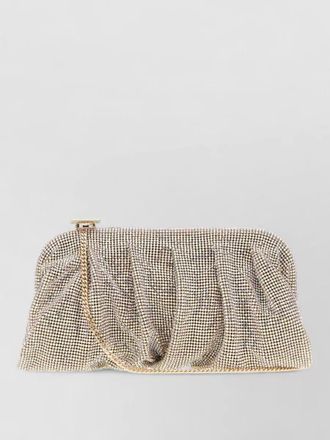 Benedetta Bruzziches venus clutch bag fabric chain strap