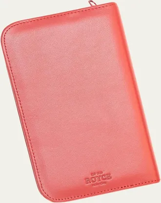 Royce Leather Monogrammed Leather Travel Grooming Toiletry Kit