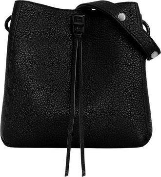 Rebecca Minkoff Darren Leather Shoulder Bag in Black at Nordstrom