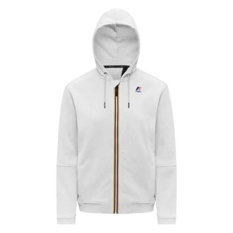 K-Way Prosper Zip Hoodie - Dames - Vesten met rits - Wit - L - Katoen - Hoodies & sweatvesten