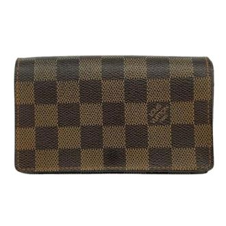 Louis Vuitton Pre-owned Portefeuille Tr&eacute;sor Portemonnee - Dames - Pre-owned - Bruin - Maat: ONE Size
