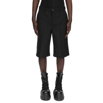 Rick Owens Werkshorts - Heren - Korte broeken - Zwart - Maat: W32 Wol
