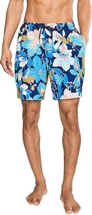 Nike Breaker Hot House Floral 7 Brief Lined Volley Mens Swimwear Midnight Navy : 2XL, Polyester/Spandex