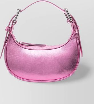 by FAR metallic leather mini shoulder bag soho