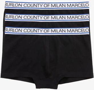 Marcelo Burlon Low Rise Trunks - Heren - Onderbroek - Zwart - 2XL - Katoen - Ondergoed