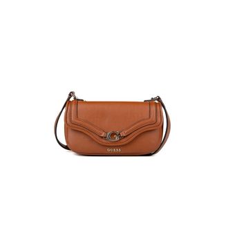 Guess Dea Crossbody Flap - female - Guess - Shoulder Bags - Brown - ONE SIZE - Bags