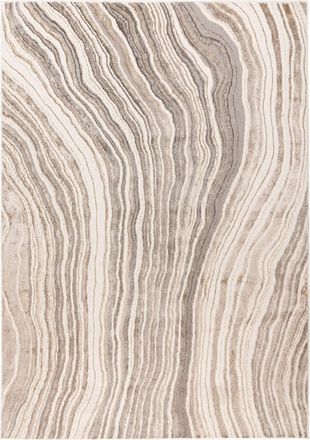 LALEE Design Teppich Sedef 402 - Silver/Beige