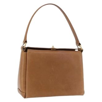 Gucci Pre-owned Handbags, female, Brown, Size: ONE SIZE Pre-owned Vintage Hand Bag