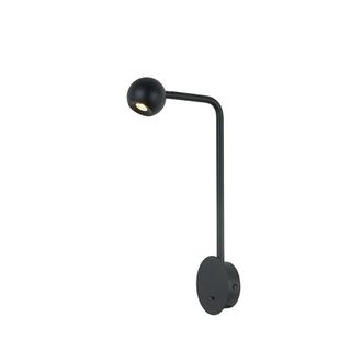 Netlighting Eyes Wall Lamp Switched 6W LED 3000K 390lm Sand Black 3yrs Warranty
