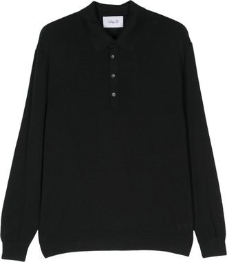 D4.0 wool polo shirt - men - Wool - 56 - Black