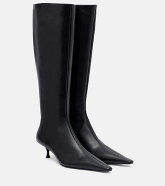 Victoria Beckham Pointy 45 leather knee-high boots