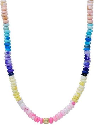 Anzie Boheme Opal Pastel Mix Necklace in Pink Multi at Nordstrom, Size 18