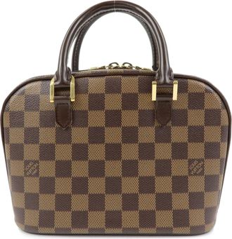 Louis Vuitton Sarria Damier Brown Canvas Handbag (Pre-Owned)