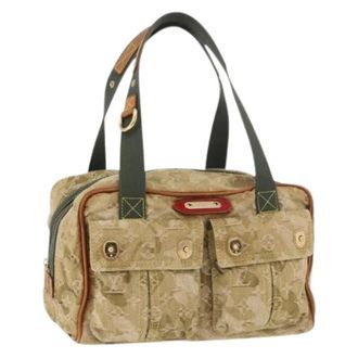 Louis Vuitton Pre-owned Monogram Canvas Hand Bag - Dames - Pre-owned - Groen - Maat: ONE Size Leer
