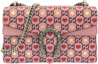 Gucci Pre-owned Cross Body Bags, female, Pink, Size: ONE SIZE Pre-owned Shoulder bag