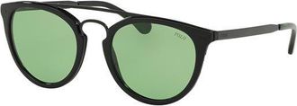 Polo Ralph Lauren PH4121 57012 Mens Sunglasses Black Size 51