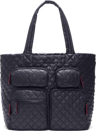 MZ Wallace Large Metro Quilted Nylon Tote in Black at Nordstrom