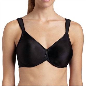 Wacoal Bodysuede Full Figure Seamless Bra In Black