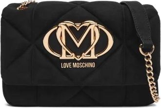 Love Moschino Shoulder Bag - Dames - Schoudertassen - Zwart - ONE Size - Polyester - Tassen