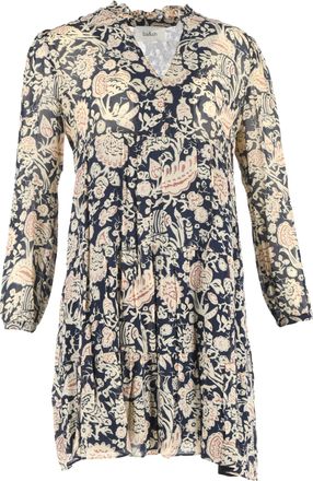 BA&SH Ba & Sh Azure Floral Printed Mini Dress in Multicolor Viscose