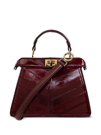 Fendi Peekaboo ISeeU Petite shopper - Rood
