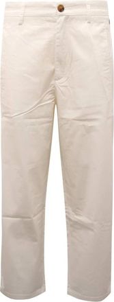 Sun 68 Classic Pant - Dames - Straight fit broeken - Wit - W27 - Broeken