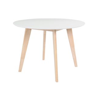 Miliboo Miliboo - Mesa Dise&ntilde;o Madera Y Blanco D100 Leena