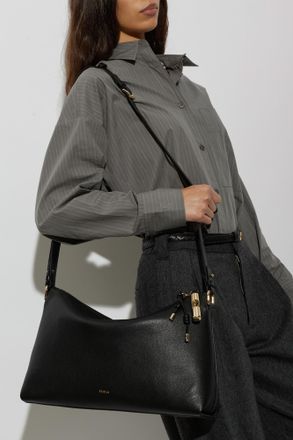 Furla Debby Medium Bag, Womens, Black