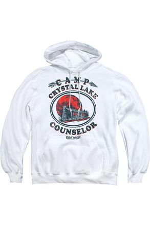 Gildan Friday the 13th Camp Counselor Adult Pull Over Hoodie