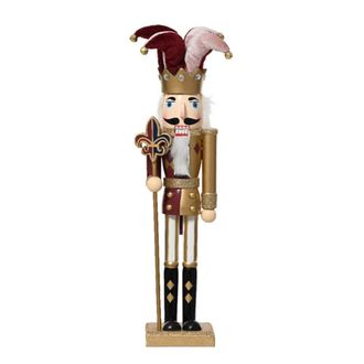 MondoViro Cascanueces navide&ntilde;o con luces y sonidos, 40 cm de alto