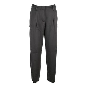 Seventy Pantalones Baggy de Jersey - Trousers - Mujer - Marr&oacute;n - 2XS