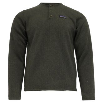 Patagonia Ribbed-Knit Sweater in Olive Polyester