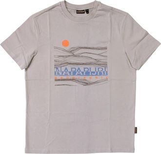 Napapijri H62 Ultimate GR - Heren - T-shirts - Grijs - XL - Tops