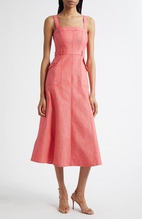 Cinq &agrave; Sept Malani A-Line Dress in Cherry Lemon at Nordstrom Rack, Size 12