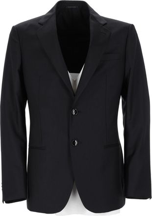 Giorgio Armani Soho Single-Breasted Virgin Wool-Cashmere Blazer