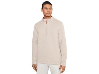 Cole Haan Last Stitch Quarter Zip Sweater Mens Sweater Silver Lining : 3XL, Polyester