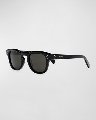 Celine Men & apos;s Keyhole Bridge Square Sunglasses