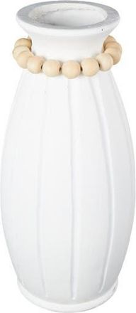 Uma Beaded Vase in White at Nordstrom Rack