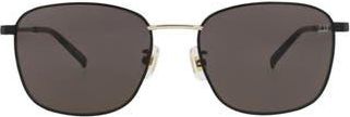 Dunhill 56mm Square Sunglasses in Black /Grey at Nordstrom Rack