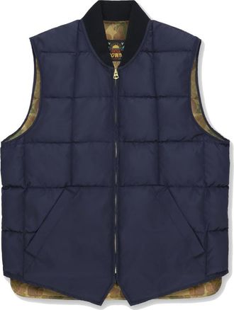 Fortela Nylon Vest2 with Camouflage Lining in Blue at Nordstrom, Size 52 Eu