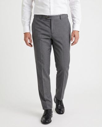Brunello Cucinelli Virgin Wool Trousers - Grey