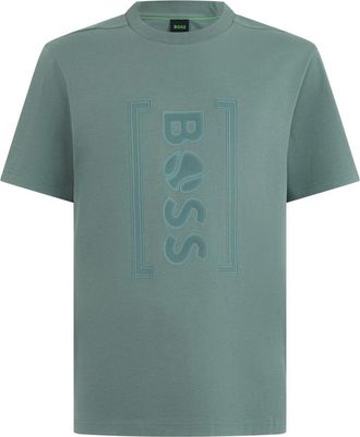 HUGO BOSS Iconic TL T-shirt - Heren - T-shirts - Groen - S - Katoen - Tops