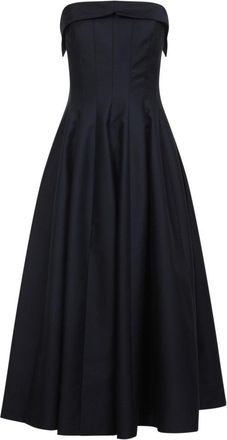 Alberta Ferretti Off-Shoulder Midi Dress